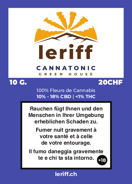Cannatonic | Green House - Fleurs de CBD Cannabis Suisse - Le Riff