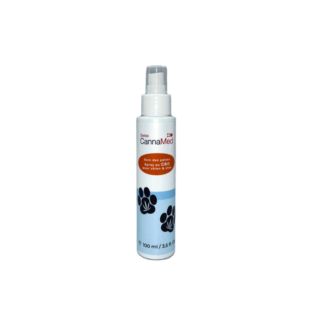 Spray pattes au CBD pour chien et chat