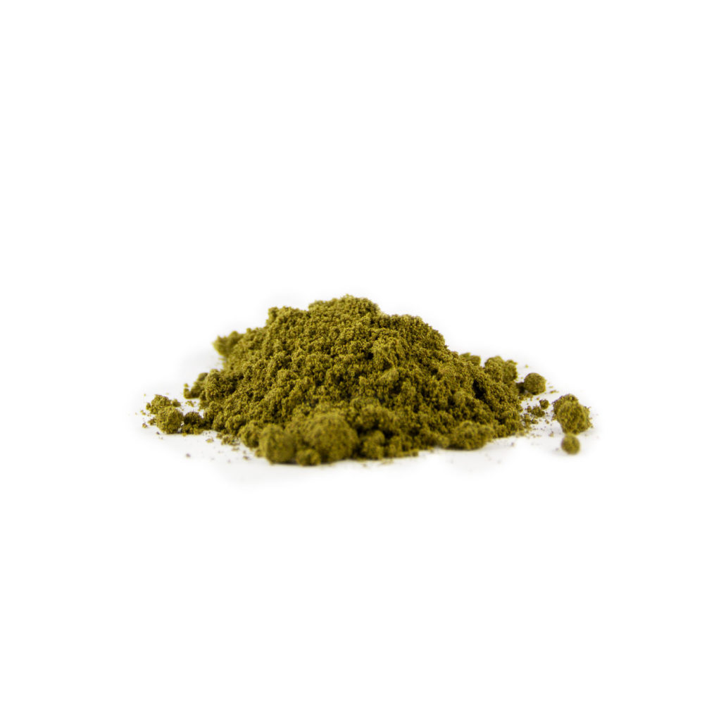 Polline di cannabis verde